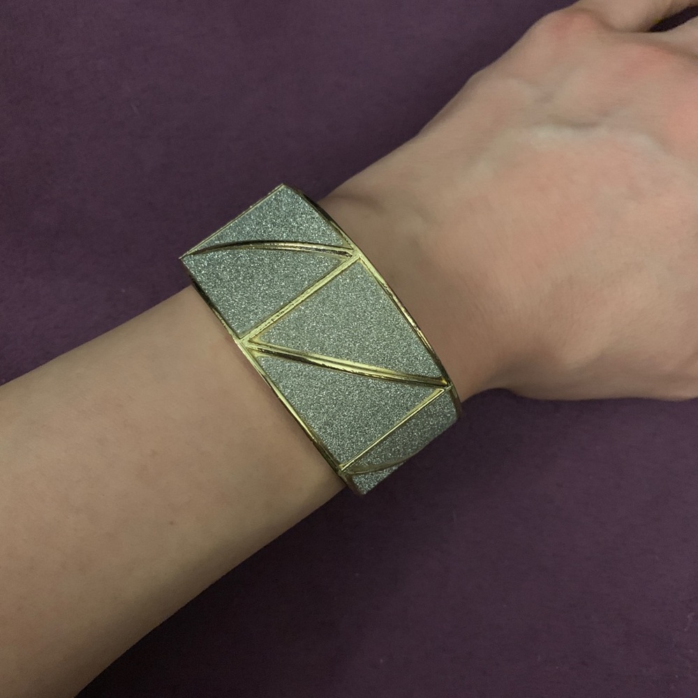 Sparkly Hinged Bracelet